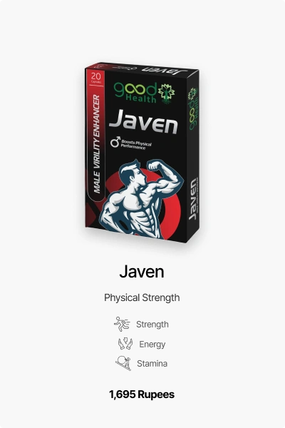 Javen supplement for male vitality, stamina, and reproductive health.