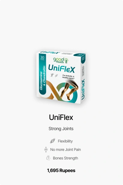 UniFlex joint care supplement for easier movement and healthy joints.