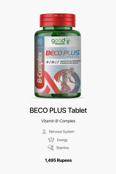 Beco Plus Beco Plus supplement for boosting energy, nerve health, and overall wellness.